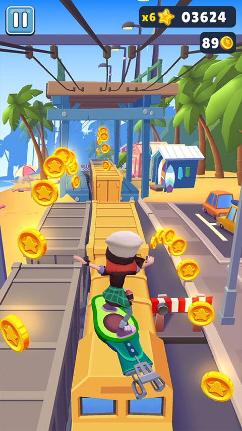 地铁跑酷内置作弊菜单2024中文版(Subway Surf)截图