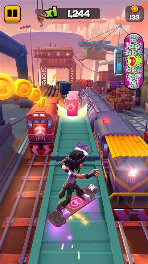 地铁跑酷冲浪(Subway Surfers City)截图