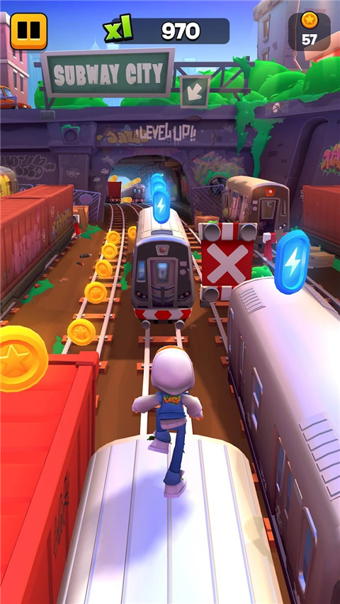 地铁跑酷冲浪(Subway Surfers City)截图