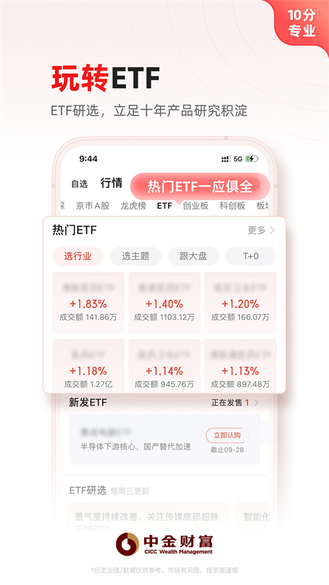 中金财富APP截图