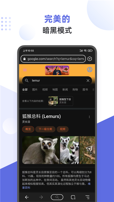 狐猴浏览器app官方版(Lemur Browser)截图