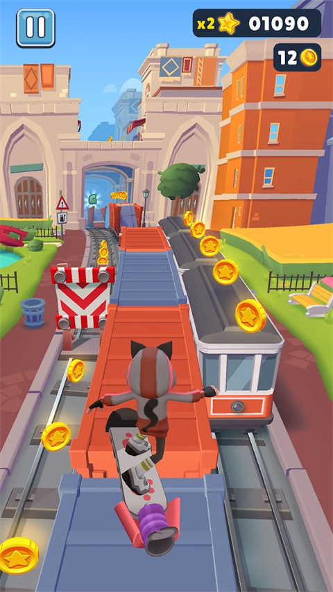 地铁跑酷开挂版(Subway Surf)截图