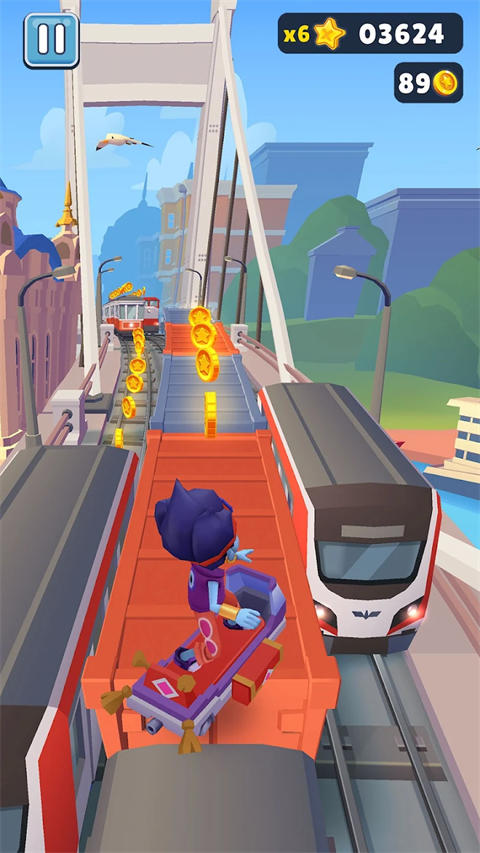 地铁跑酷开挂版(Subway Surf)截图