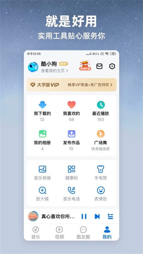 酷狗大字版截图