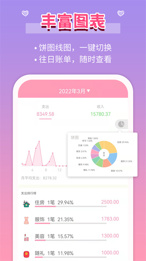 女生记账app截图